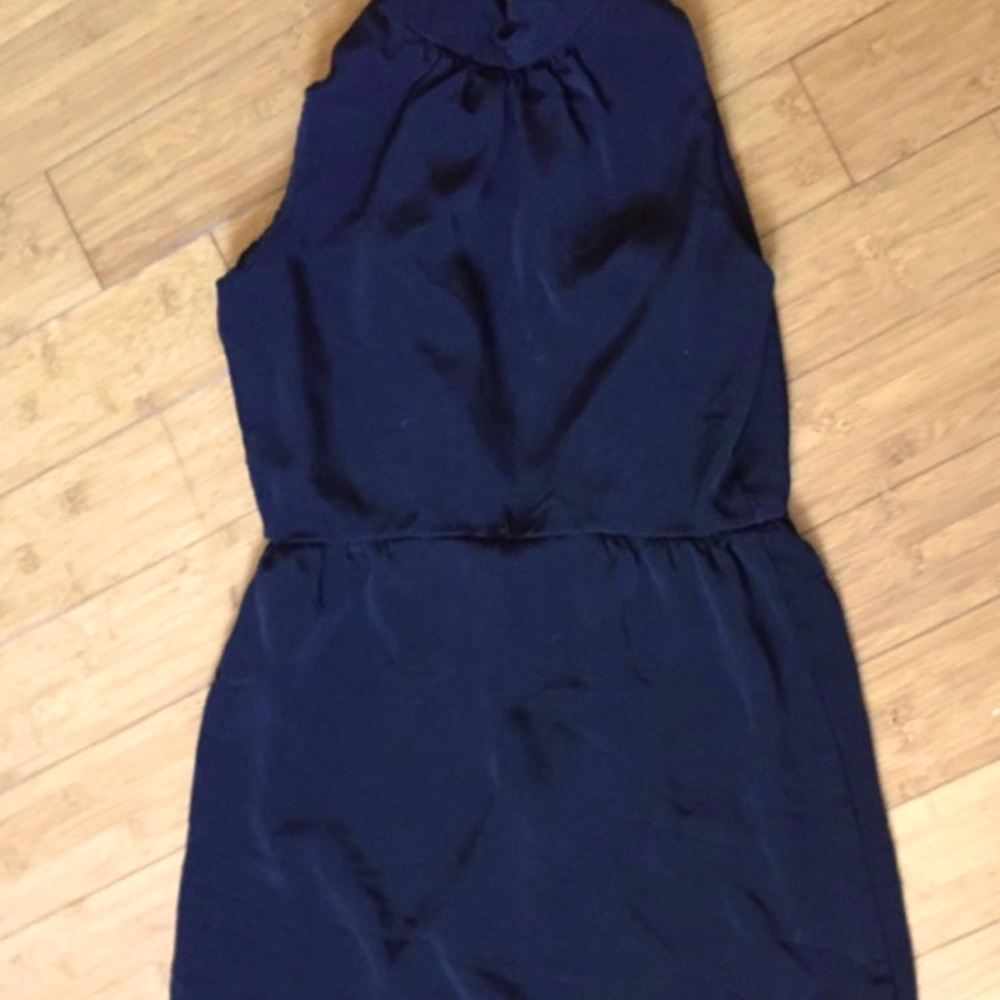 Vintage Handmade Mod Mini dress, black